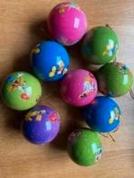 9 Kerstballen met Disney figuren ( 2 Mickey Disneyland ), Ophalen of Verzenden, Mickey Mouse, Gebruikt, Overige typen