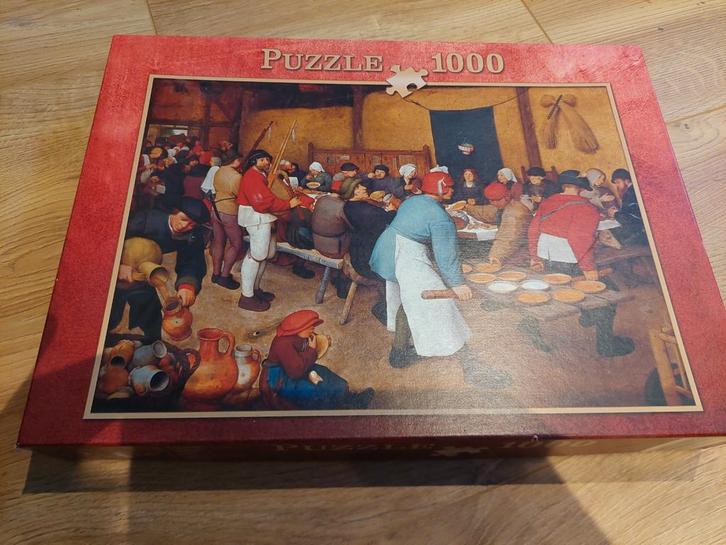 Brueghel Puzzel 1000 Stukjes - Compleet!, Hobby en Vrije tijd, Denksport en Puzzels, Zo goed als nieuw, Legpuzzel, 500 t/m 1500 stukjes