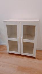IKEA Brimnes Vitrinekast - Wit, Huis en Inrichting, Ophalen, Met deur(en), 100 tot 150 cm, 50 tot 100 cm