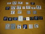 oud emaille huisnummer 17 ook 18 19 20 21 22 23 24 25 26 27, Antiek en Kunst, Antiek | Emaille, Ophalen of Verzenden