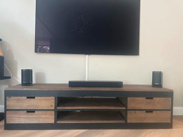 Industrieel TV Meubel Hout/Staal - 182 cm beschikbaar voor biedingen