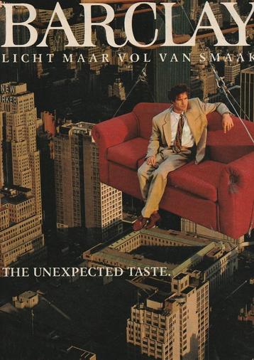 Retro reclame 1995 Barclay sigaretten 'n echt goede smaak beschikbaar voor biedingen