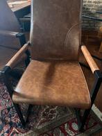 6 Eetkamerstoelen Goossens, Ophalen, Gebruikt, Twee, Bruin