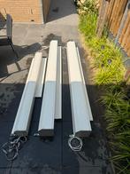 3x rolluik, (2x elektrisch en 1x handmatig), Doe-het-zelf en Verbouw, Rolluiken, Ophalen, Gebruikt, 200 cm of meer, Wit