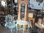 Halfrond tafeltje Baroque side table haltafel maantafel, Ophalen