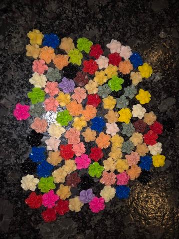 Bloem flatback - Mix Kleuren 1.8 mm  100 stuks beschikbaar voor biedingen