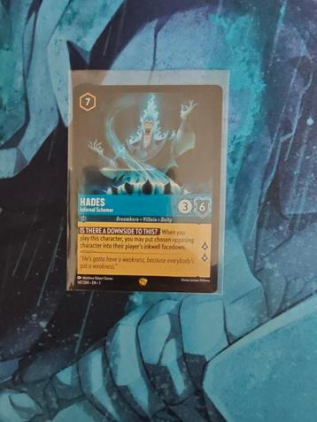 Lorcana Hades infernal schemer  beschikbaar voor biedingen