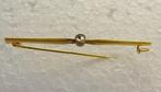 Goud antieke staaf-broche met Roos Diamant ~ brochette, Sieraden, Tassen en Uiterlijk, Antieke sieraden, Ophalen of Verzenden