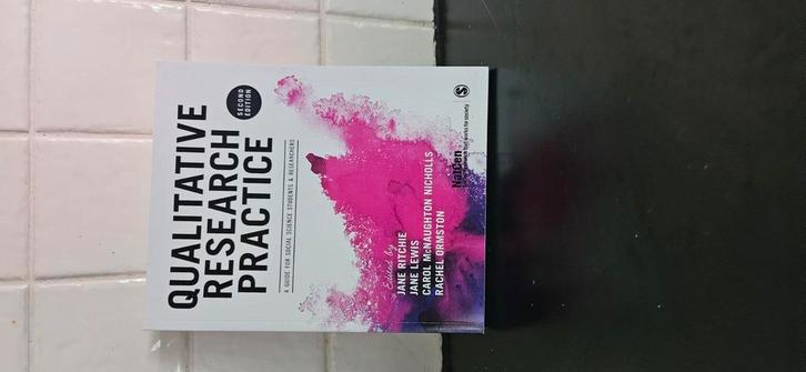 Qualitative Research Practice: A Guide for Social Science St, Boeken, Mode, Zo goed als nieuw, Ophalen of Verzenden