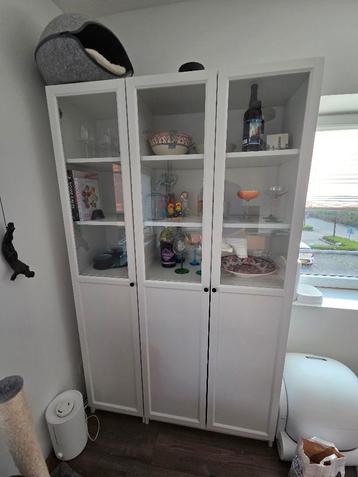 IKEA Billy boekenkast Oxberg deuren, wit, 40x192 cm LET OP