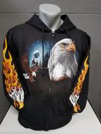 Zwart vest, Adelaar, printvest, Kleding | Heren, Truien en Vesten, Ophalen of Verzenden, Nieuw, Overige maten, Zwart