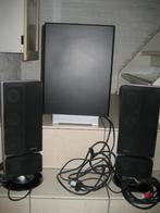 Philips set boombox centerspeakers, Philips, Ophalen of Verzenden, Zo goed als nieuw, 120 watt of meer