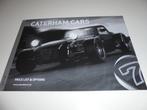 prijslijst Caterham Cars  2004, Ophalen of Verzenden, Zo goed als nieuw, Overige merken