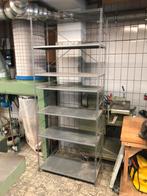 Metalen schappenkast / stellingkast 212 x 86 x 40 cm, Huis en Inrichting, Ophalen, Gebruikt