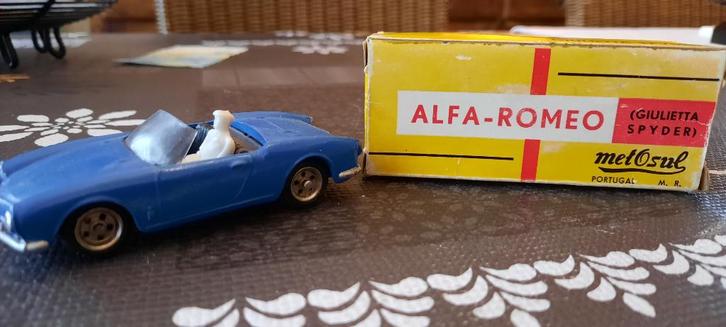 Metosul N3 Alfa Romeo Giulietta Spider 1969, Hobby en Vrije tijd, Modelauto's | 1:43, Zo goed als nieuw, Auto, Overige merken