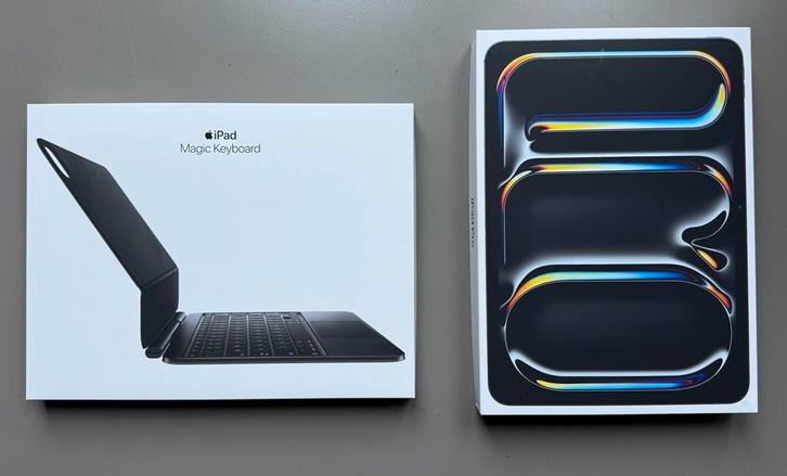 Apple iPad Pro 11 2024 M4  + Apple magic keyboard, Computers en Software, Apple iPads, Zo goed als nieuw, Apple iPad Pro, Wi-Fi