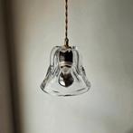 Vintage Val Saint Lambert kristalglazen hanglamp., Ophalen of Verzenden