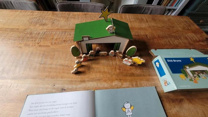 Dick Bruna Kerststal - Compleet met boekje, Kinderen en Baby's, Speelgoed | Babyspeelgoed, Zo goed als nieuw, Overige typen, Ophalen of Verzenden