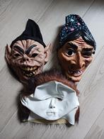 feestmaskers, Ophalen