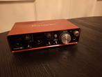 Focusrite Scarlett 2i2 (2nd Gen), Computers en Software, Geluidskaarten, Ophalen, Zo goed als nieuw, Extern, Focosrite scarlett