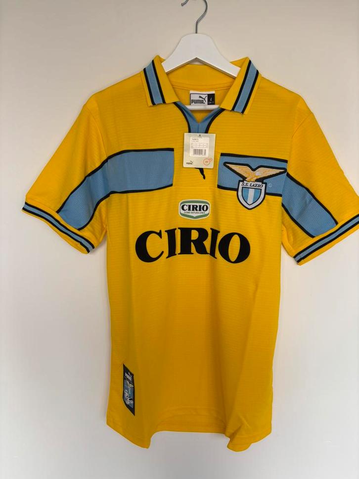Lazio shirt M, Sport en Fitness, Voetbal, Zo goed als nieuw, Shirt, Ophalen of Verzenden