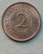 Mauritius, 2 cents 1959, Ophalen of Verzenden, Overige landen, Losse munt