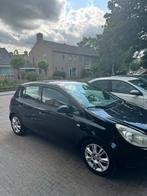 Opel Corsa 1.2 16V 5D 2007 Zwart, Auto's, Opel, Voorwielaandrijving, 4 cilinders, 1229 cc, Zwart