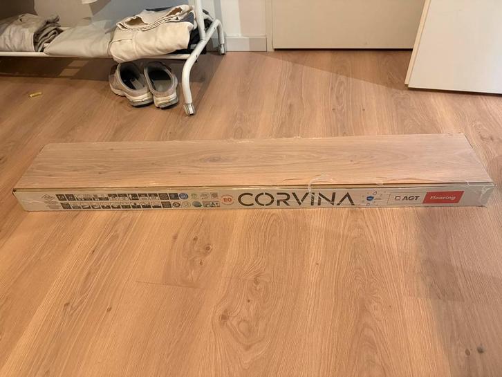 Agt - Corvina Perle Ultra - Licht Naturel Eiken - 2.292 M², Huis en Inrichting, Stoffering | Vloerbedekking, Nieuw, Laminaat, Bruin