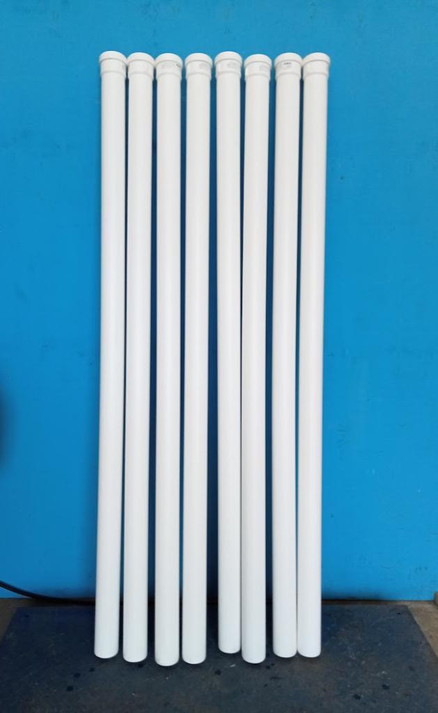 Set van 8 stuks Rookgas pijpen 80mm art.nr: 400453979, Doe-het-zelf en Verbouw, Verwarming en Radiatoren, Nieuw, Cv-ketel of Combi-ketel