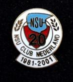 N.S.U. club Nederland -20- 1981-2001 speld, Verzamelen, Speldjes, Pins en Buttons, Ophalen of Verzenden, Nieuw, Transport, Speldje of Pin