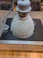Industriële hanglamp, Huis en Inrichting, Lampen | Hanglampen, Ophalen, Glas, Minder dan 50 cm