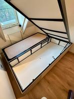 Boxspring met opbergruimte 160x200 (2x80x200) in goede staat, Ophalen, Tweepersoons, Zo goed als nieuw, 200 cm
