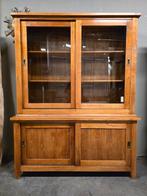 Leuke houten vitrinekast | Buffetkast | boekenkast, 200 cm of meer, Niet te achterhalen, Ophalen of Verzenden, Landelijk