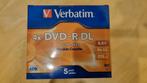Verbatim 4x DVD-R DL Double Layer - Nieuw!, Nieuw, Ophalen of Verzenden, Dvd, Dubbellaags