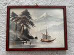 Schilderij chinees zijde oud!, Ophalen of Verzenden