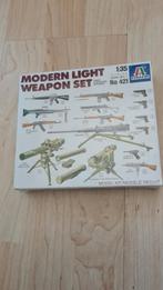 Italeri Modern Light Weapon Set., Ophalen of Verzenden, Zo goed als nieuw, 1:35 tot 1:50