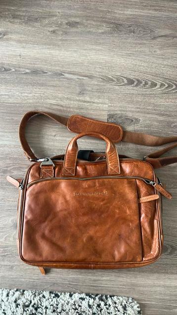 The Chesterfield Brand Frazer Laptopbag cognac beschikbaar voor biedingen