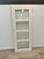 Binnendeur met 4 ruitjes - 201,5 x 83 cm, Doe-het-zelf en Verbouw, Deuren en Horren, Ophalen, Gebruikt, 80 tot 100 cm, Binnendeur