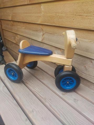 Houten loopfiets Van Dijk Toys beschikbaar voor biedingen