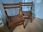 Houten Kinderstoeltjes (2 stuks), Huis en Inrichting, Stoelen, Ophalen, Gebruikt, Twee, Bruin