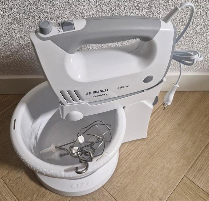 Bosch ErgoMixx 450 watt in nieuw staat, Witgoed en Apparatuur, Keukenmixers, Zo goed als nieuw, 1 tot 2 liter, 3 snelheden of meer