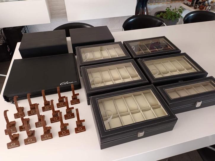 display en opbergmateriaal horlogemaker / verzamelaar - izgs, Sieraden, Tassen en Uiterlijk, Overige Accessoires, Zo goed als nieuw
