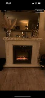 Manhattan Woonkamer Set - Eettafel, Salontafel, TV-kast, Haa, Ophalen of Verzenden, Gebruikt, Inbouwhaard, Elektrische haard