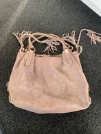 Lederen dames handtas met franjes, Ophalen of Verzenden, Zo goed als nieuw, Handtas