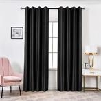 Zwarte Verduisterende Gordijnen Zwart Gordijn Blackout, Verzenden, Nieuw, Zwart, 200 cm of meer