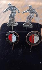 Feyenoord Speldjes - Set van 4, Ophalen of Verzenden, Gebruikt, Sport, Speldje of Pin