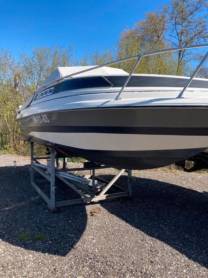 Mooie Renken 2000 polyster speedboot met 2.4 Ford motor!, Watersport en Boten, Speedboten, Gebruikt, 6 meter of meer, Benzine