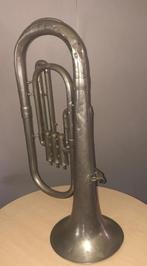 Antieke trompet Couesnon, Muziek en Instrumenten, Blaasinstrumenten | Trompetten, Ophalen of Verzenden, Gebruikt, Bes-trompet
