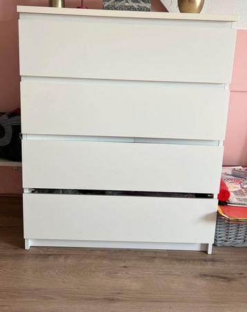 Moet weg - IKEA MALM kast met 4 lades 