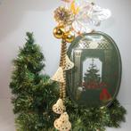 Diverse antieken Kerst hangers met glas kralen, Diversen, Kerst, Ophalen of Verzenden, Gebruikt